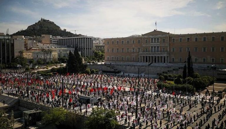 المسيرات المتباعدة ضمن خطط يوم العمال لتفادي كورونا