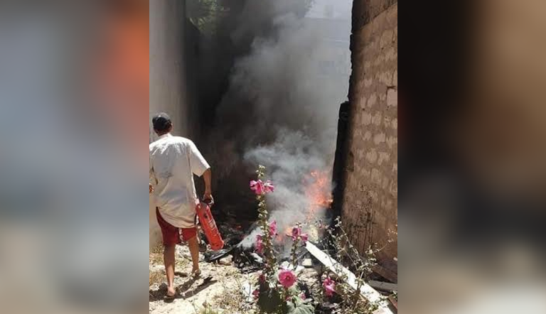 الطائرة التركية المسيرة التي أسقطها الجيش الليبي