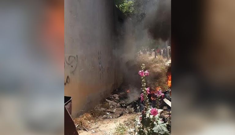 الطائرة التركية المسيرة التي أسقطها الجيش الليبي