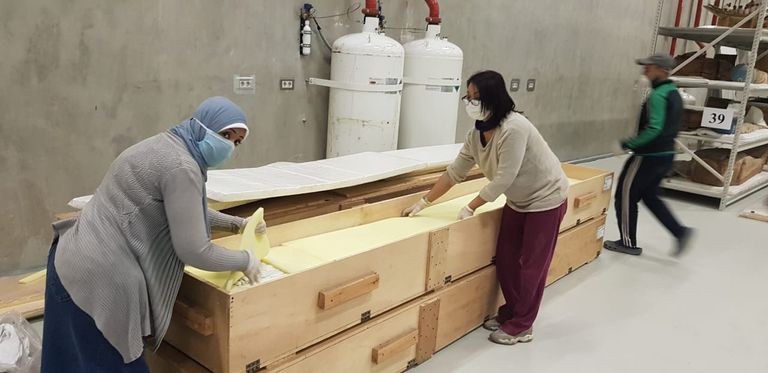 قطعة خشبية من مركب الملك خوفو 