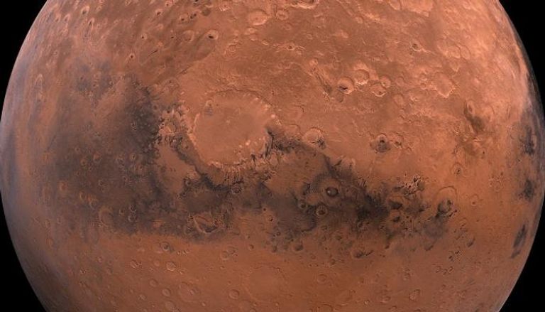 صورة مقربة من كوكب المريخ
