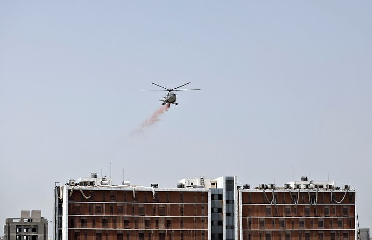 تحليق المقاتلات فوق 12 مدينة هندية لتوجيه الشكر للقطاع الصحي