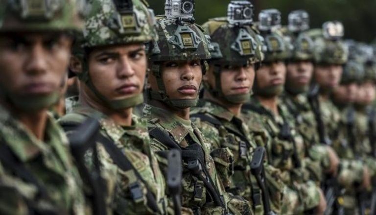 عناصر بالجيش الكولومبي - الفرنسية