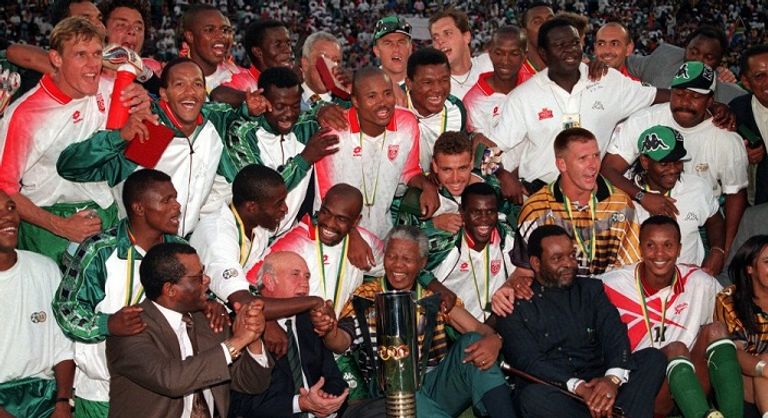 منتخب جنوب أفريقيا بطل لكأس الأمم 1996