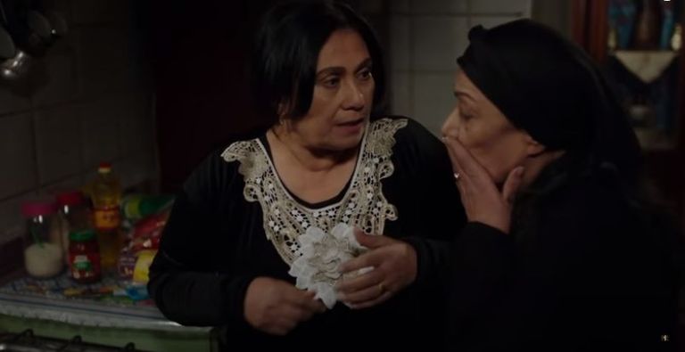 سلوى عثمان في مشهد من مسلسل
