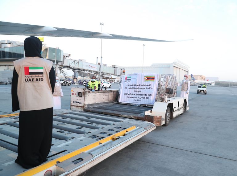 من مساعدات دولة الإمارات لزيمبابوي