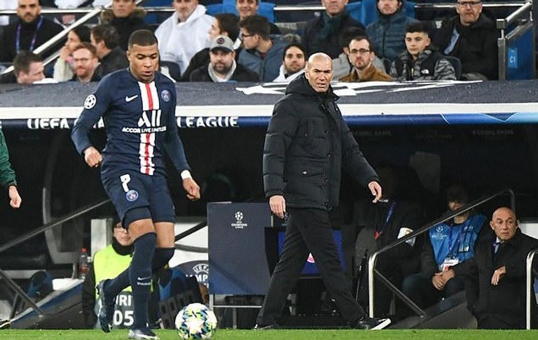 زيدان ومبابي كيليان مبابي