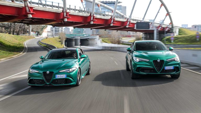 طرازا Stelvio وGiulia Quadrifoglio