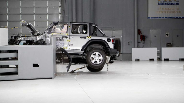 Jeep "رانجلر" 2020 تفشل في اختبار الحوادث