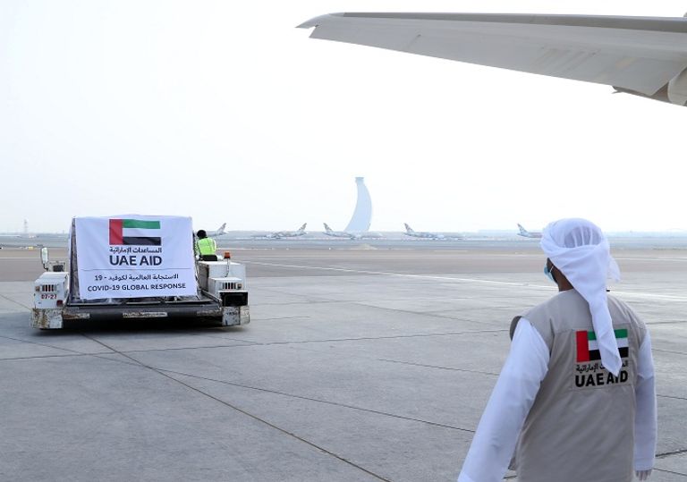 طائرة مساعدات إماراتية إلى سيراليون لمكافحة كورونا 