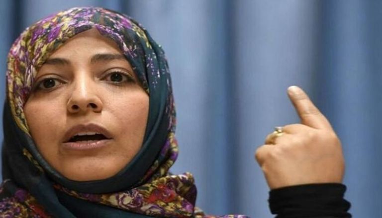 الناشطة اليمنية توكل كرمان بوق قطر وتركيا
