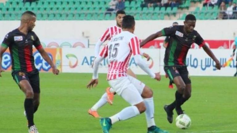 من مباراة بين الوداد والرجاء المغربيين