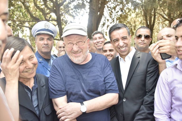 شقيق الرئيس الجزائري السابق مع رجل الأعمال علي حداد محكمة سيدي أمحمد بالجزائر العاصمة - أرشيفية