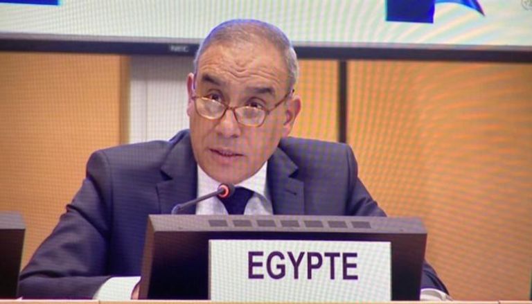  السفير علاء يوسف مندوب مصر لدى الأمم المتحدة والمنظمات الدولية