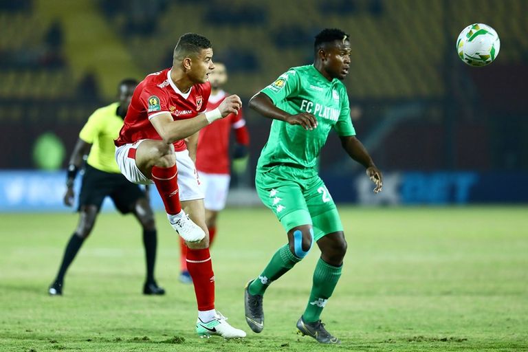 لحظة إصابة سعد سمير مدافع الأهلي المصري سعد سمير وسيد عبدالحفيظ ومحمود كهربا