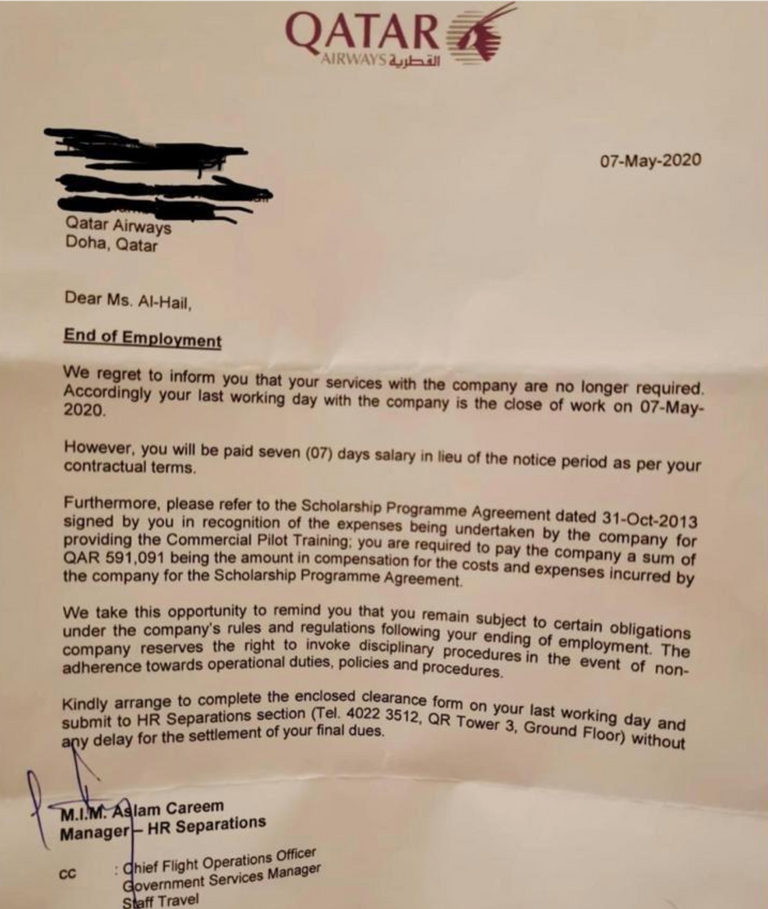 الخطوط القطرية وقطر للبترول تردان الجميل لآلاف موظفيها بالتسريح