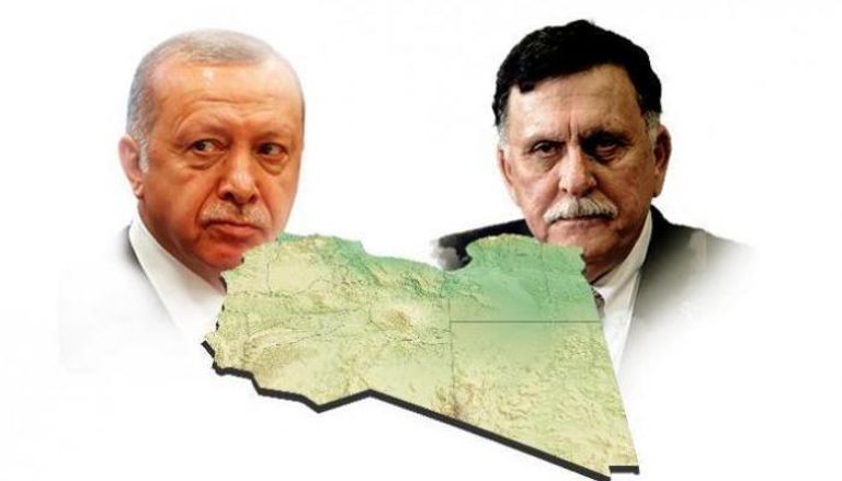 السراج أداة أردوغان في ليبيا 