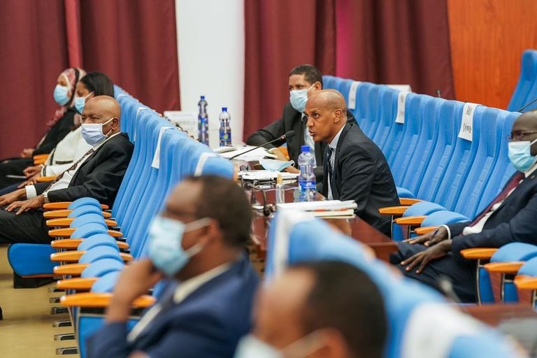 رئيس الوزراء الإثيوبي في مؤتمر صحفي سابق