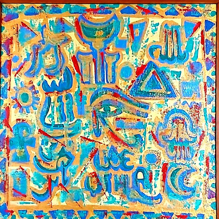 كمامات من تصميم التشكيلية المصرية رندة فؤاد