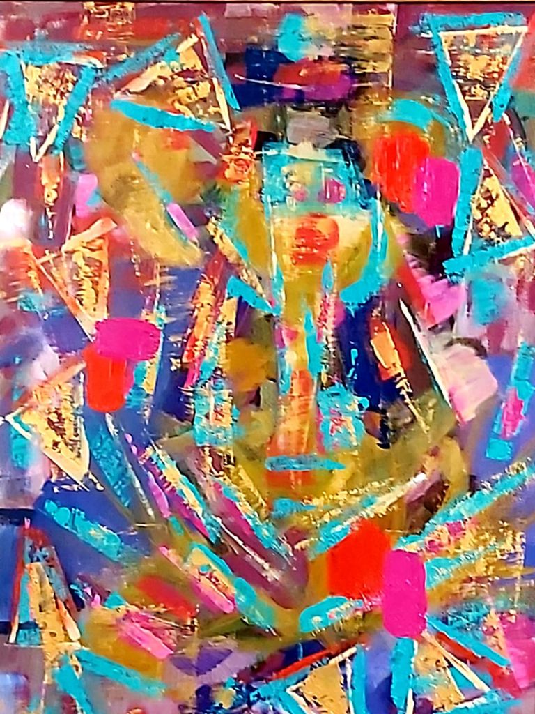 كمامات من تصميم التشكيلية المصرية رندة فؤاد