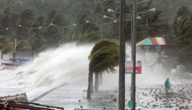إعصار قوي في الفلبين - أرشيفية