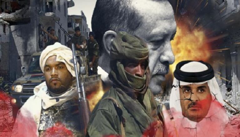 تركيا وقطر تدعمان المنظمات الإرهابية لنشر الدمار والإرهاب