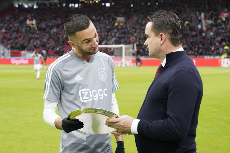 حكيم زياش نجم أياكس الهولندي سابقا