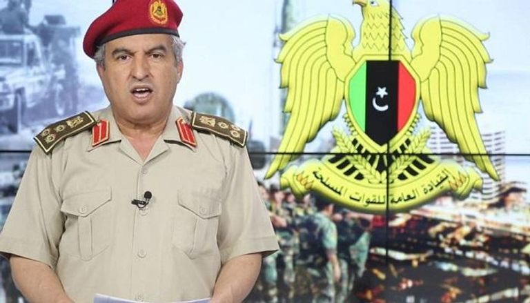 مدير إدارة التوجيه المعنوي بالجيش الوطني الليبي العميد خالد المحجوب