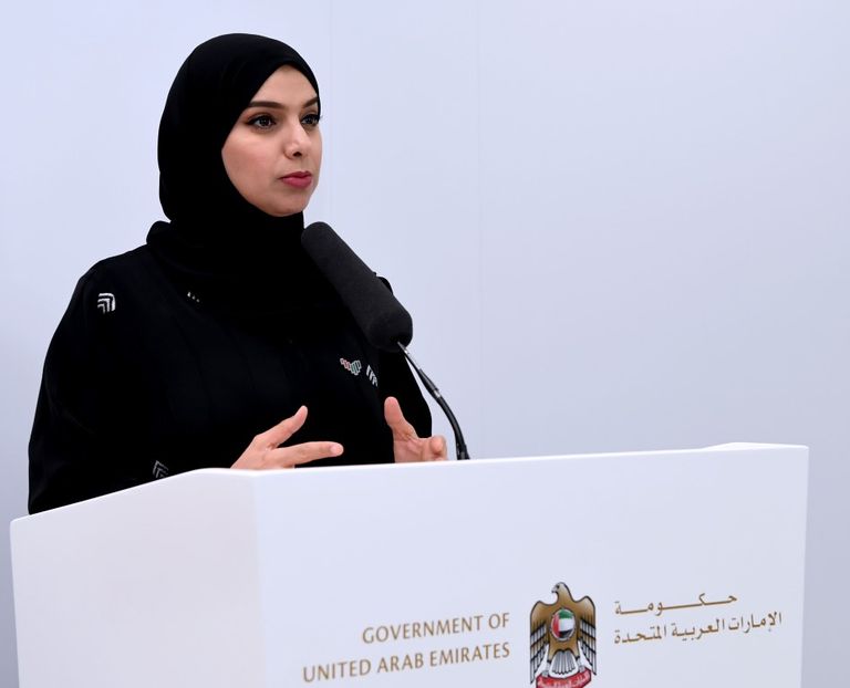 الدكتورة آمنة الضحاك، المتحدث الرسمي عن حكومة الإمارات