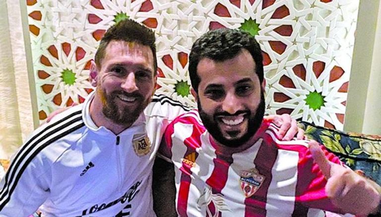 تركي آل الشيخ وليونيل ميسي تركي آل الشيخ