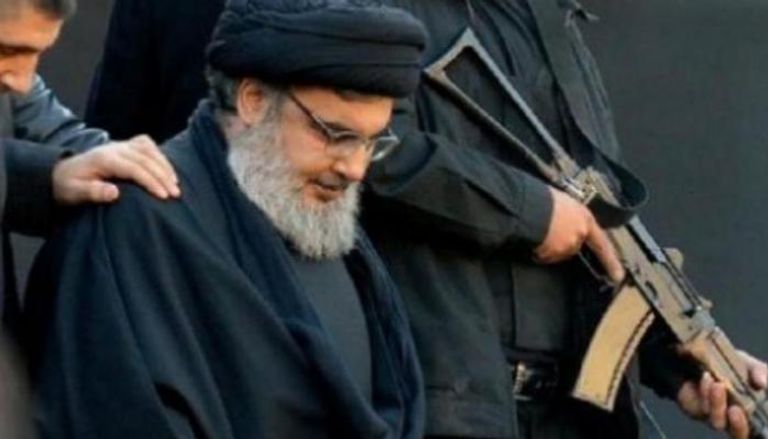 حسن نصر الله زعيم مليشيا حزب الله اللبناني - أرشيفية