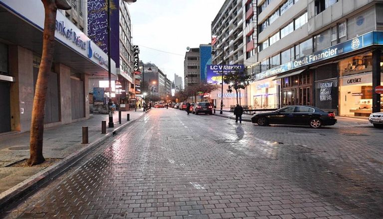 مراكز التسوق خالية في لبنان