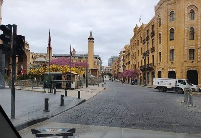 مراكز التسوق خالية في لبنان