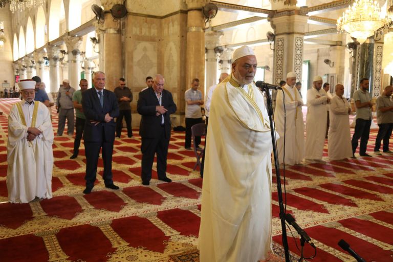 جانب من صلاة الجمعة في المسجد الأقصى