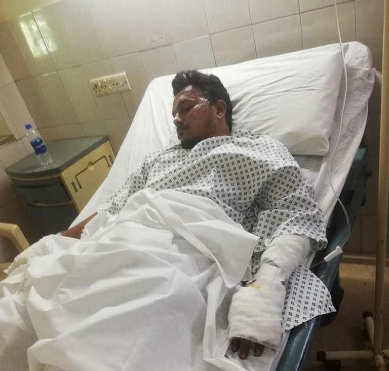 موقع سقوط الطائرة الباكستانية