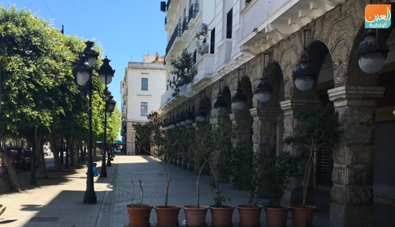 شارع الحبيب بورقيبة بالعاصمة التونسية