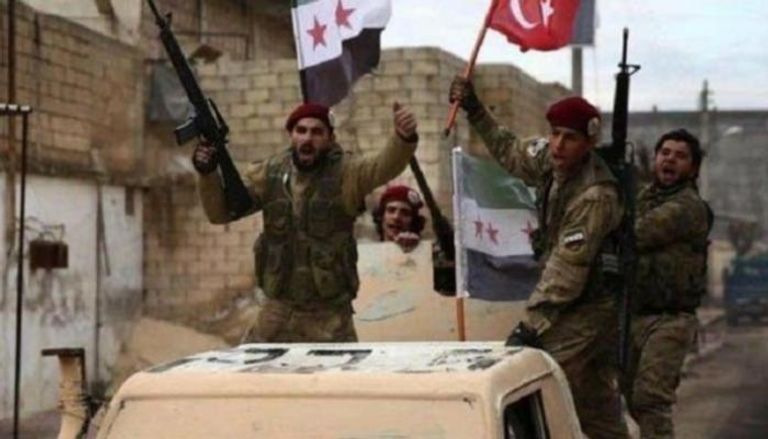 عناصر تابعة للفصائل المسلحة الموالية لتركيا في سوريا - أرشيفية