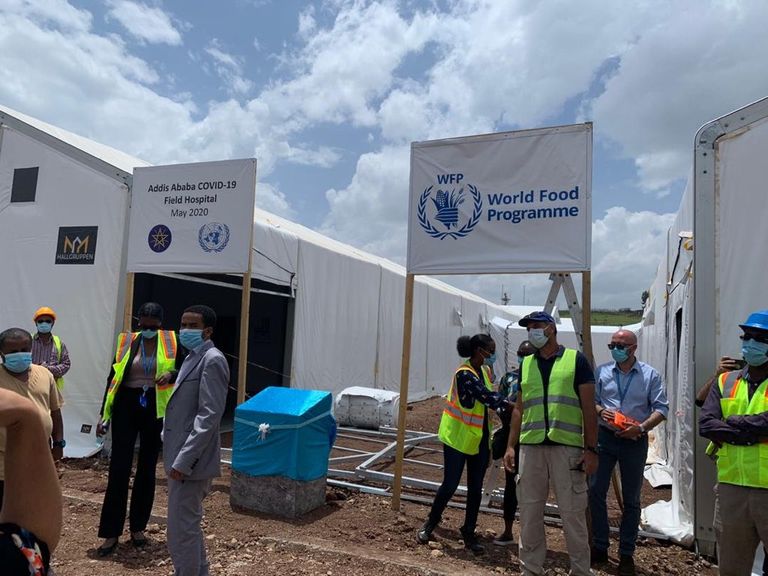 وزيرة الصحة الإثيوبية ومدير برنامج الغذاء العالمي