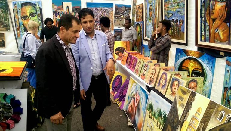 الفنان اليمني رضوان أحمد الحميدي