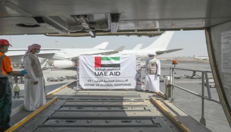 طائرة مساعدات طبية إماراتية إلى كردستان العراق