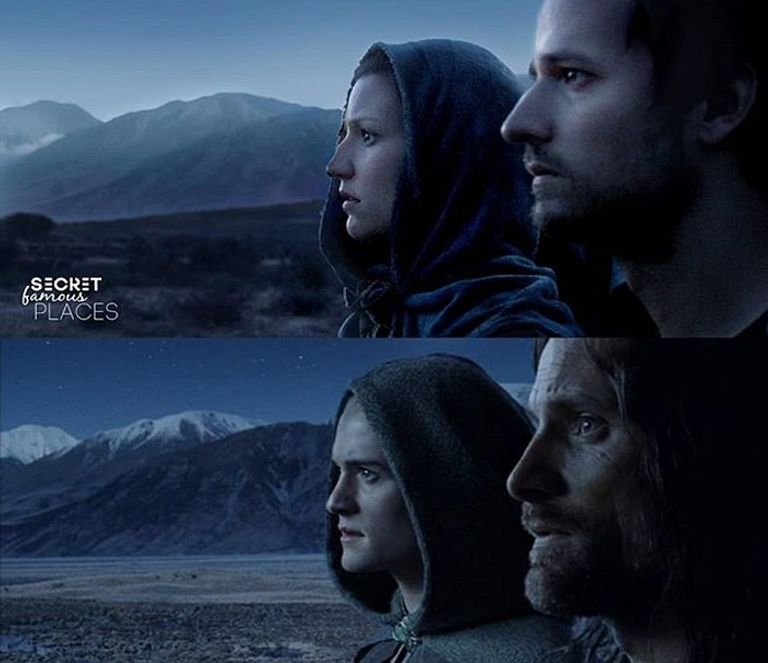 الزوجان الألمانيان يؤديان مشهدا من فيلم 