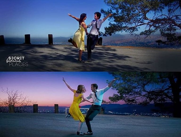 الزوجان الألمانيان يؤديان مشهدا من فيلم 