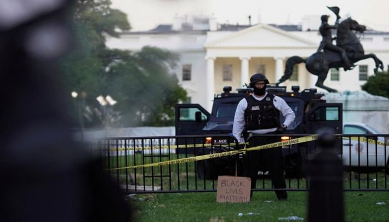 قوات الأمن بمحيط البيت الأبيض