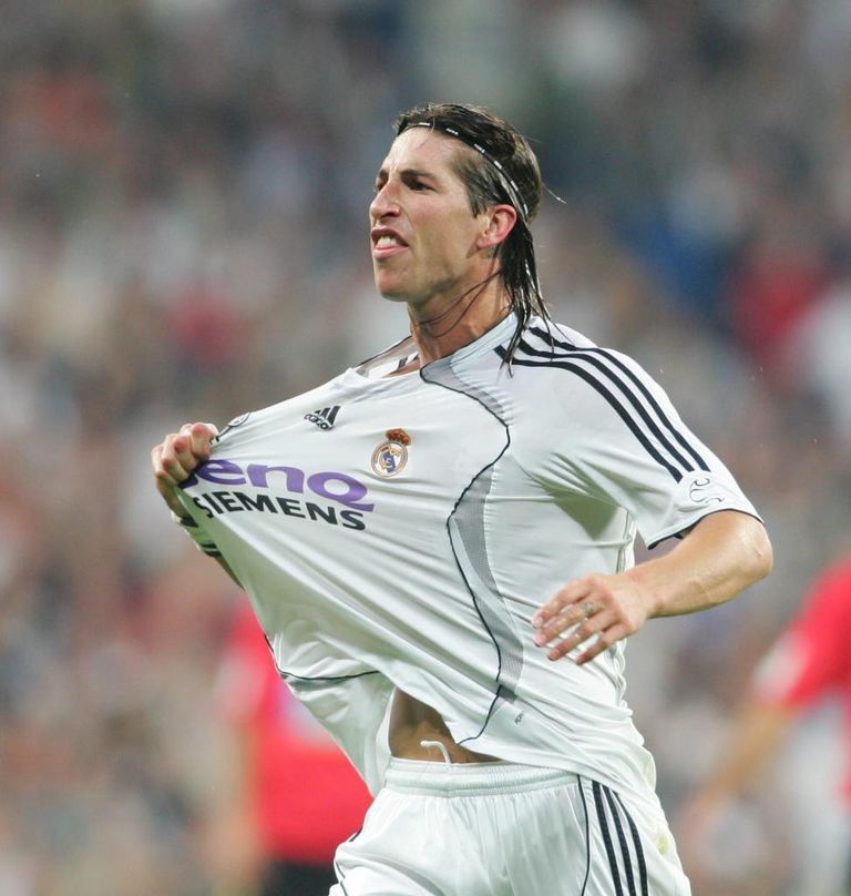 سيرخيو راموس كريم بنزيمة مهاجم ريال مدريد