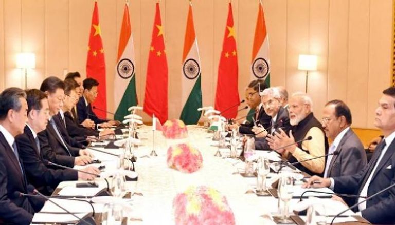 مباحثات سابقة بين رئيس الوزراء الهندي والرئيس الصيني