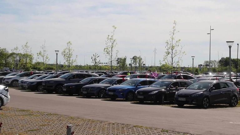 لقطة من مباراة ميتيلاند