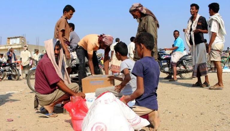 مساعدات غذائية إلى اليمن- الفرنسية
