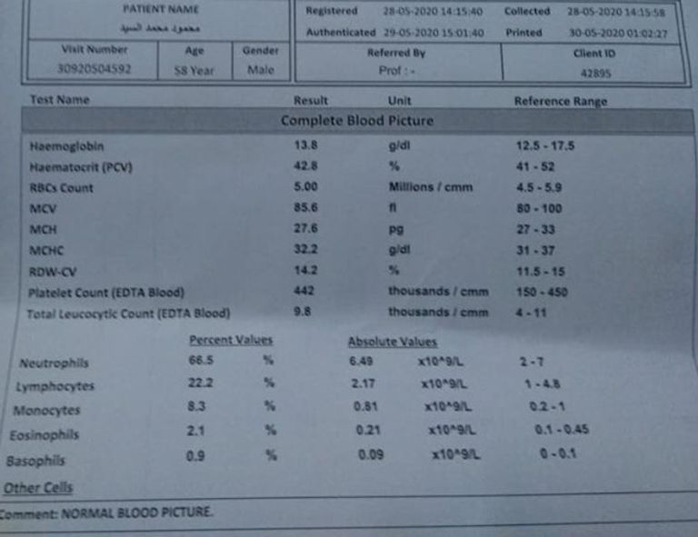 محمود السيد، محارب مصري ينتصر على كورونا