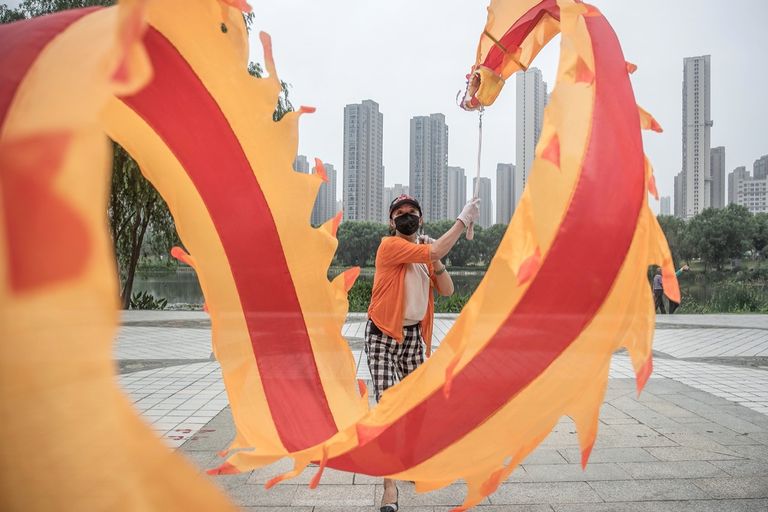 مدينة ووهان تقع في وسط الصين