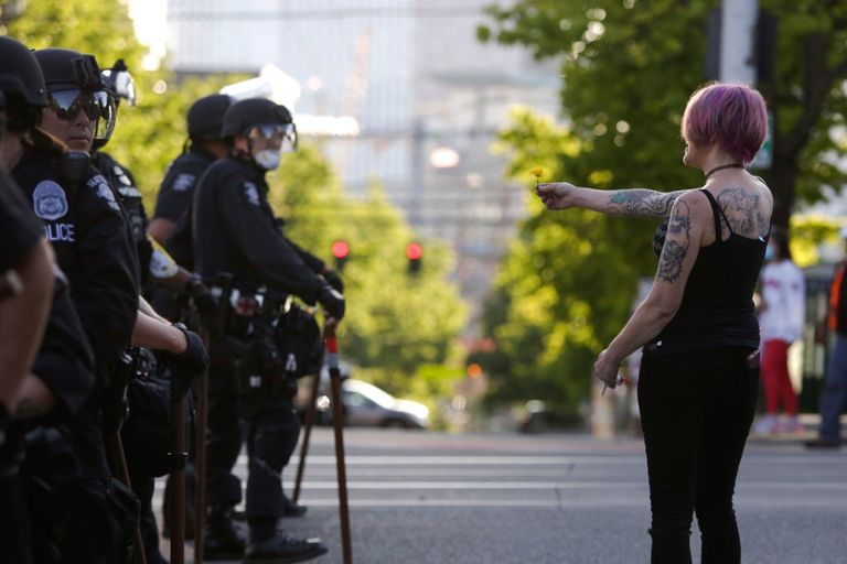 الاحتجاجات على مقتل فلويد مستمرة ليومها السابع